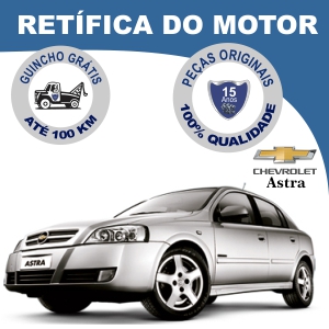 Retífica de motor Chevrolet Astra peças originais pacote econômico Rw motores